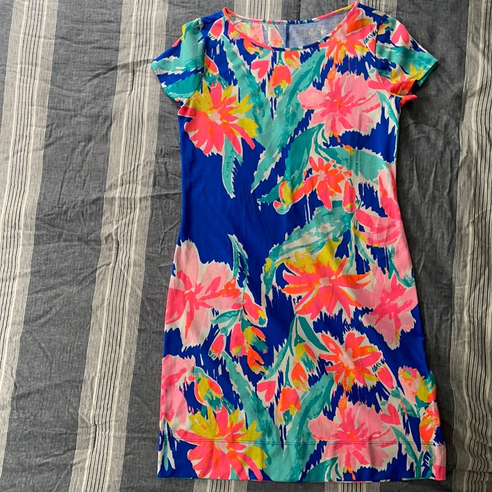 NWOT Lilly Pulitzer Marlowe dress in Blue Current